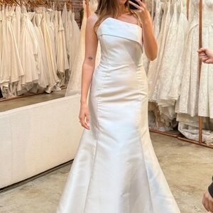 Anne Barge White Wedding Gown